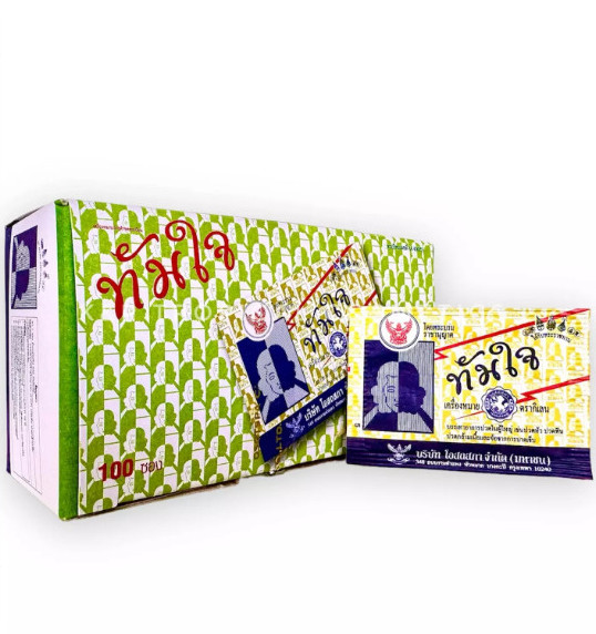 Тайский аспирин в порошке Tam Jai 1 или 100 пакетиков