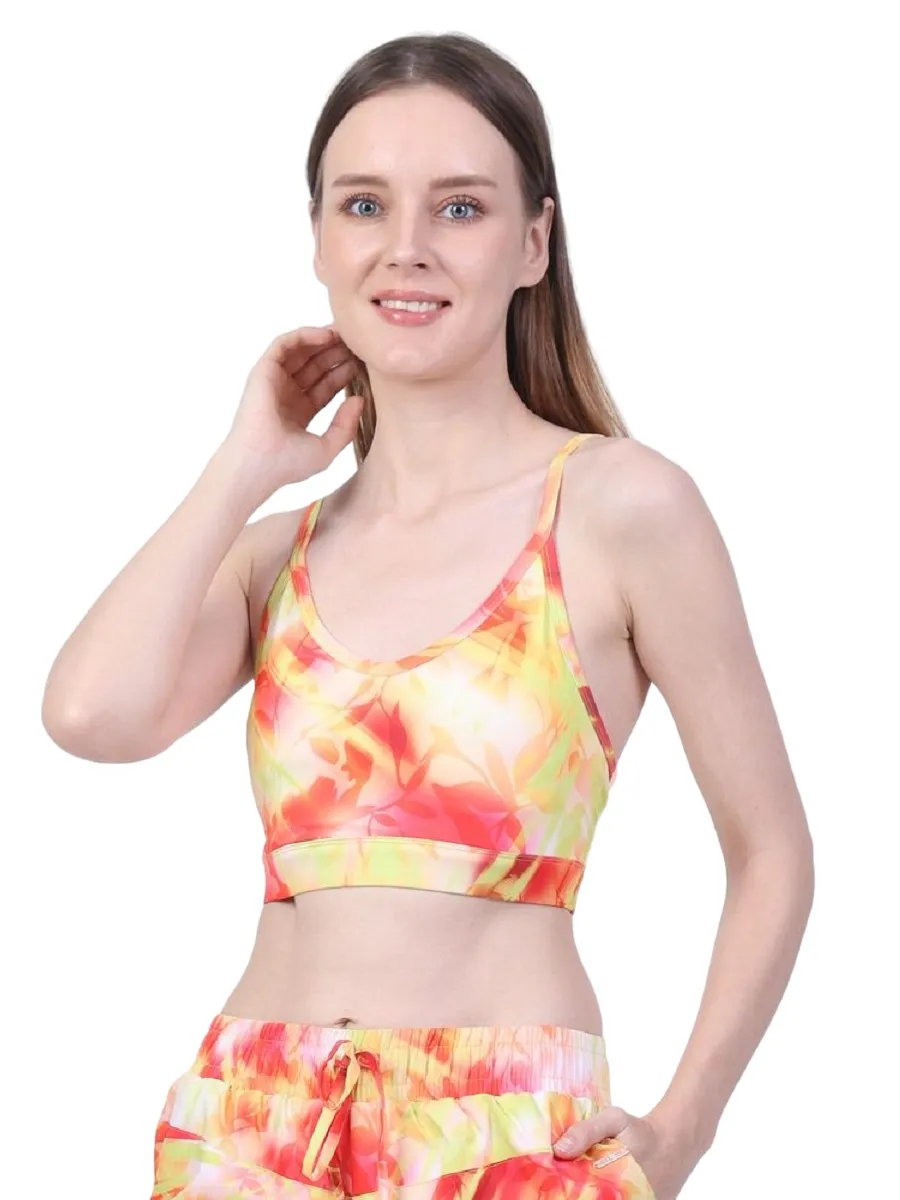 VANESSE WOMEN SUN LIGHT TOP (029060) Yellow Size - L