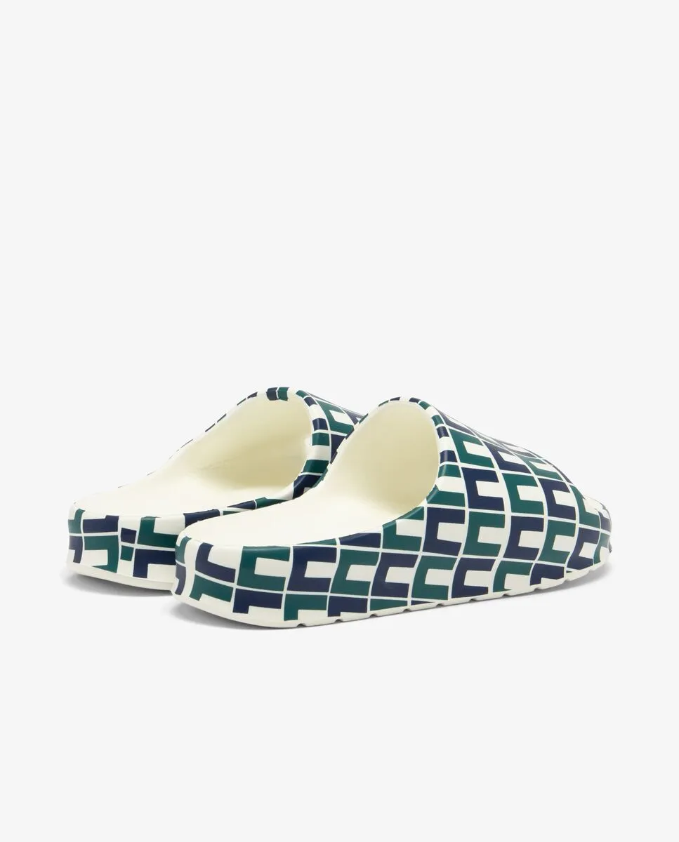 LACOSTE Navy Men’s Serve Slide 2.0 Monogram