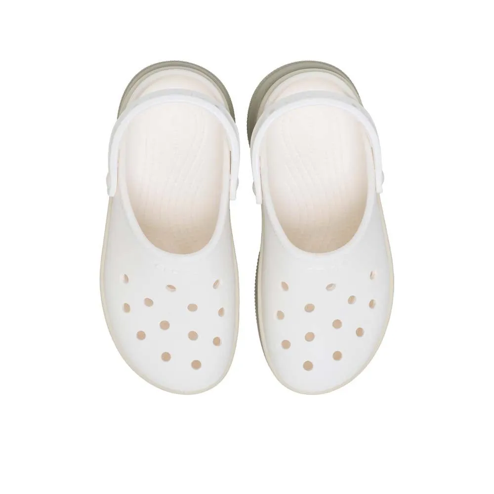 CROCS Unisex Casual Shoes Classic Stacked Clog White - CR024SH030EMTH