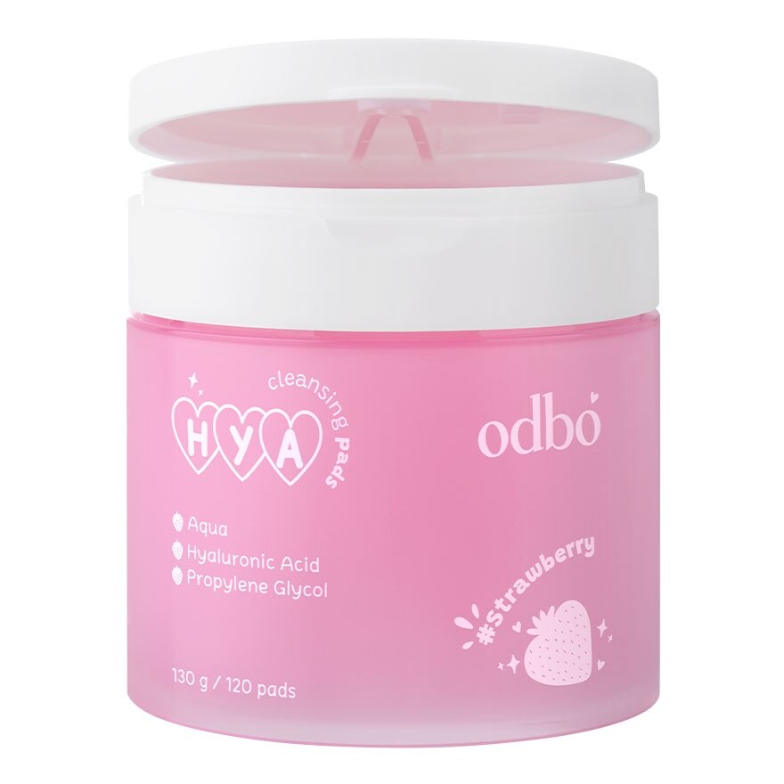 Odbo Hya Cleansing Pads 120 Pads 02 Strawberry Scent