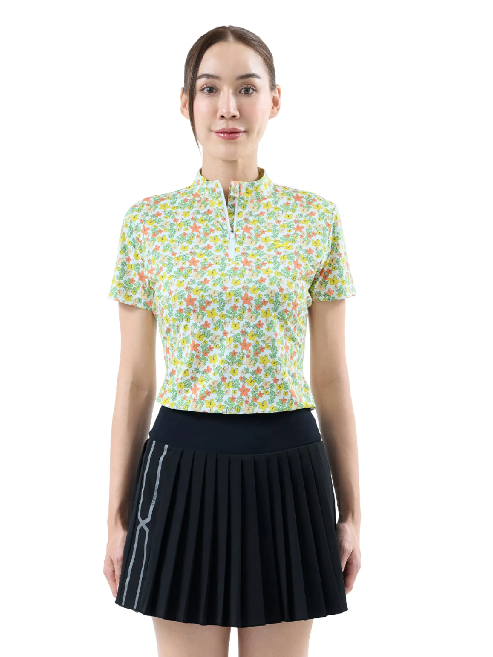 XOLO White Women LIBERTY PRINTERD POLO (040122)