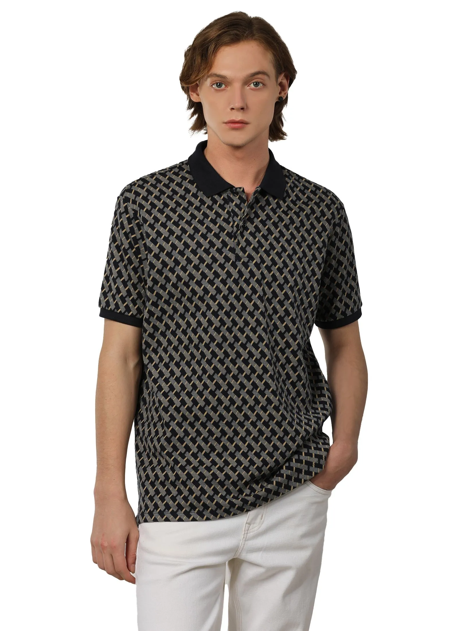 JOHN HENRY Men's Polo (Slim Fit) MERRIMENT Navy