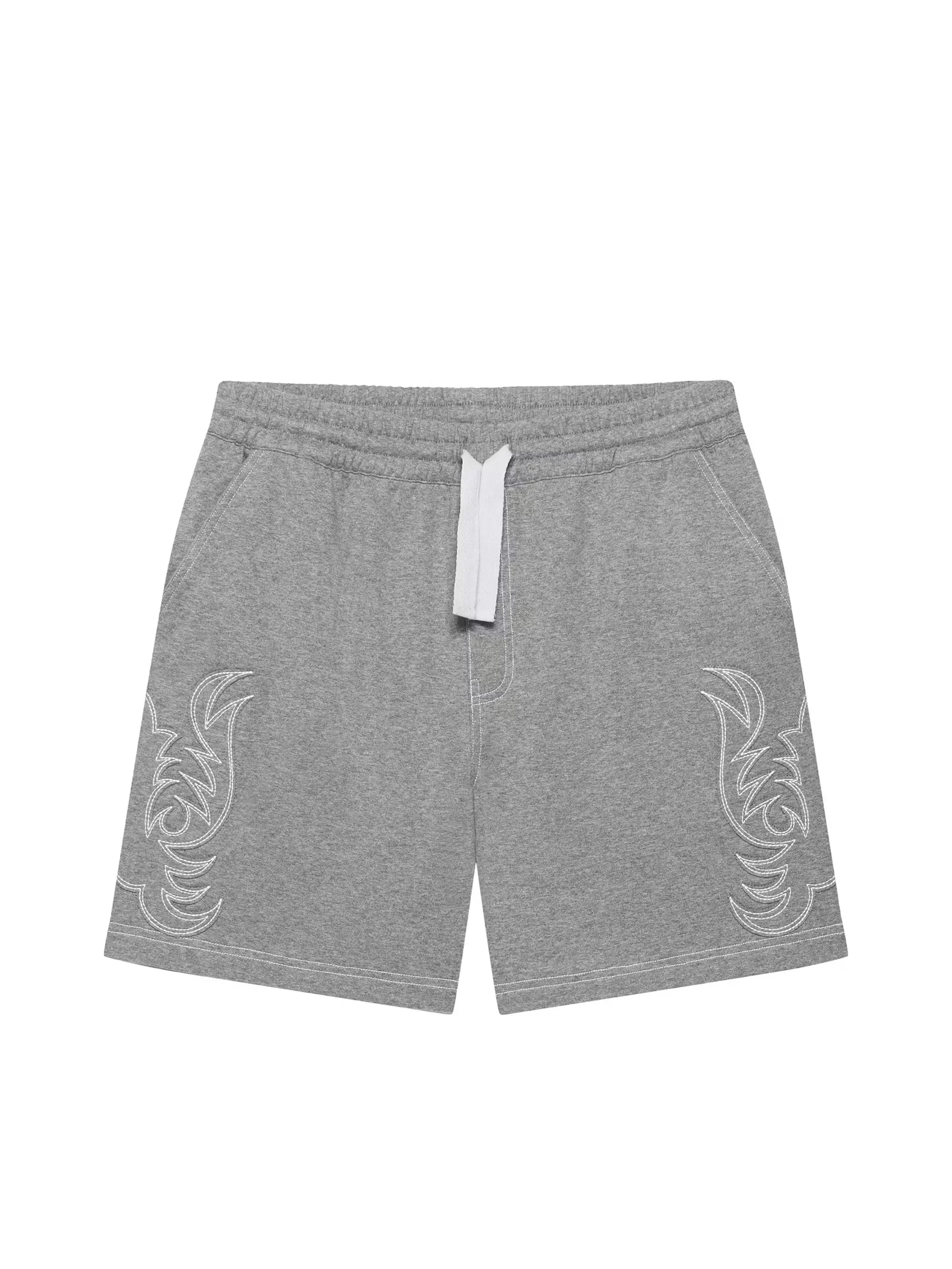 MOO [MOO 1/25] Western Sweat Shorts Gray