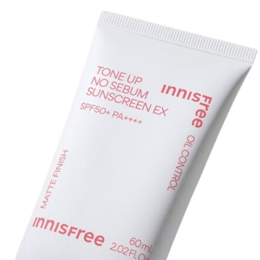 Innisfree Tone Up No Sebum Sunscreen EX SPF50+ PA++++ 60 Ml.