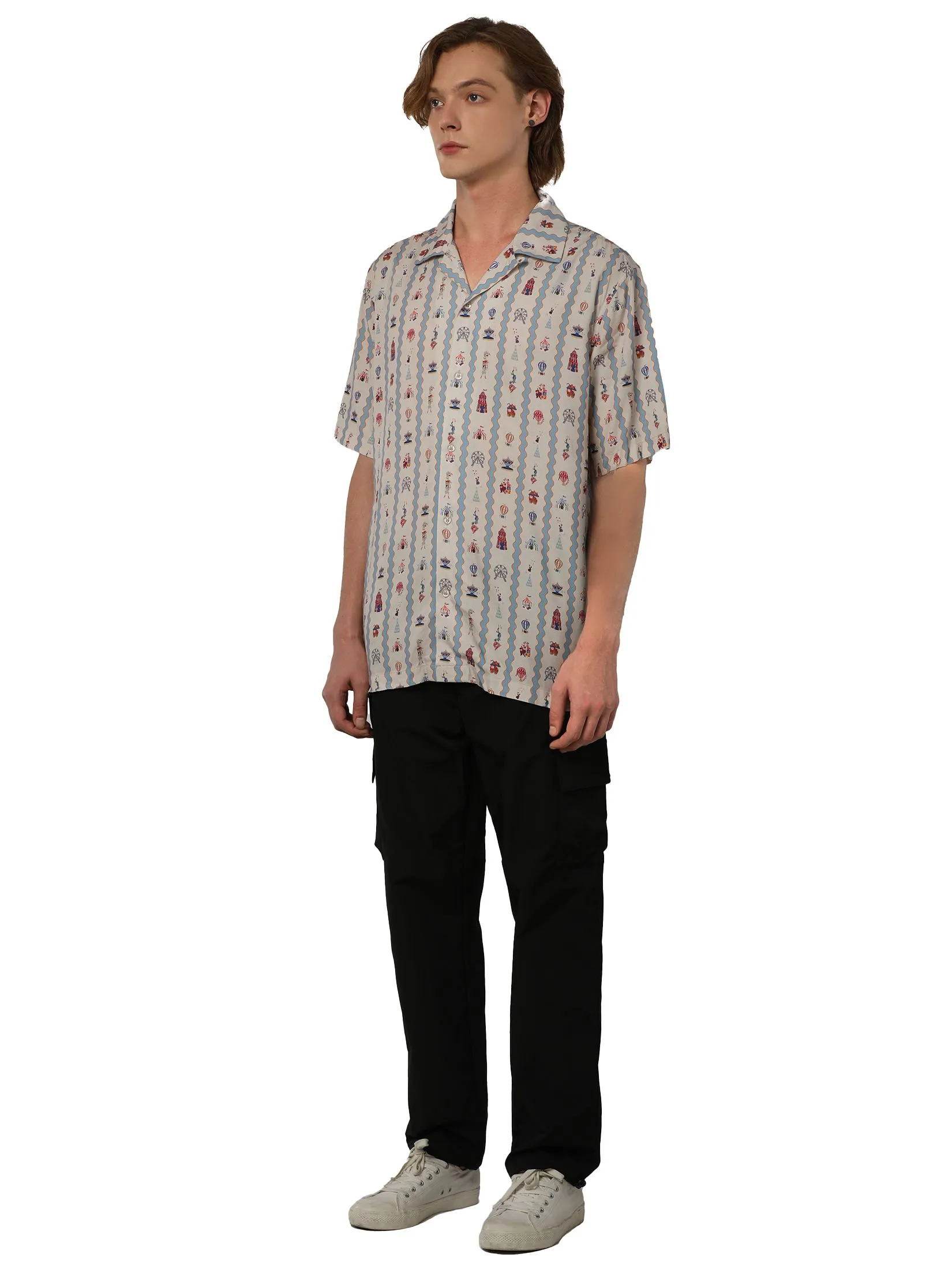 JOHN HENRY Men's Pants (Wide Leg) MERRIMENT Black