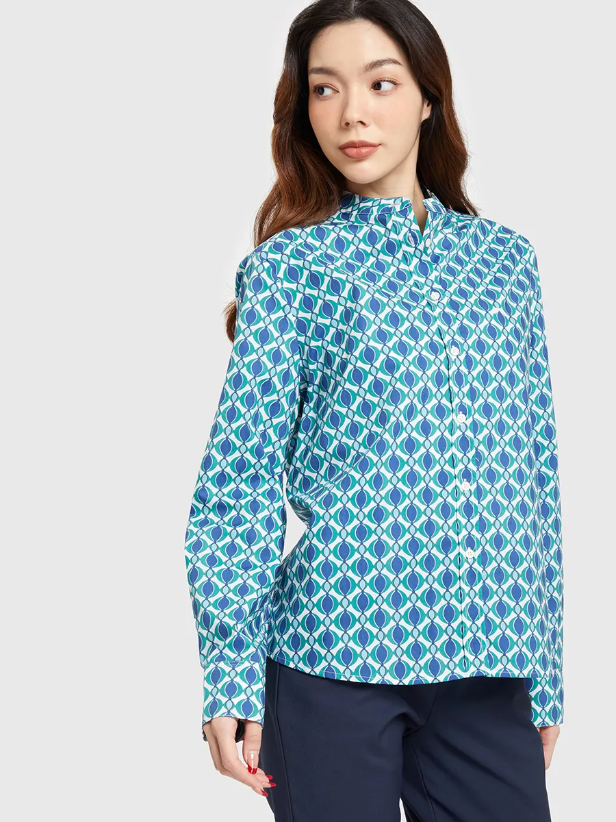 ALUMNUS Women Shirt Long Sleeve Printed