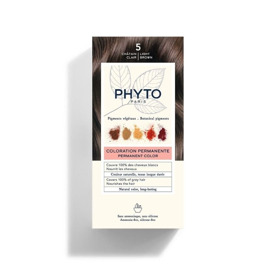 Phyto Permanent Color Ammonia-Free 5 Light Brown