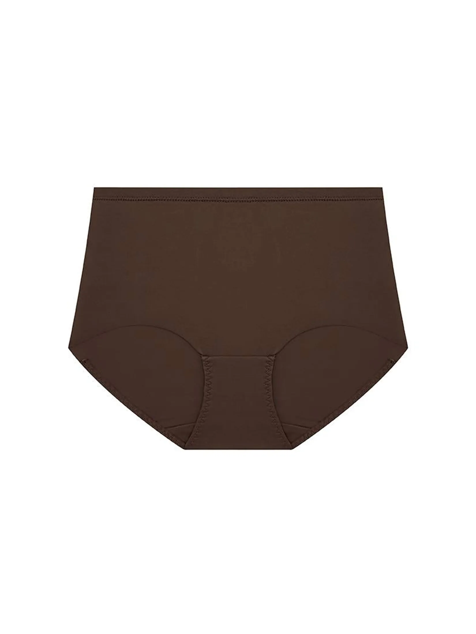 SABINA Panty Mid Waisted Woman Semi-Seamless - Cocoa