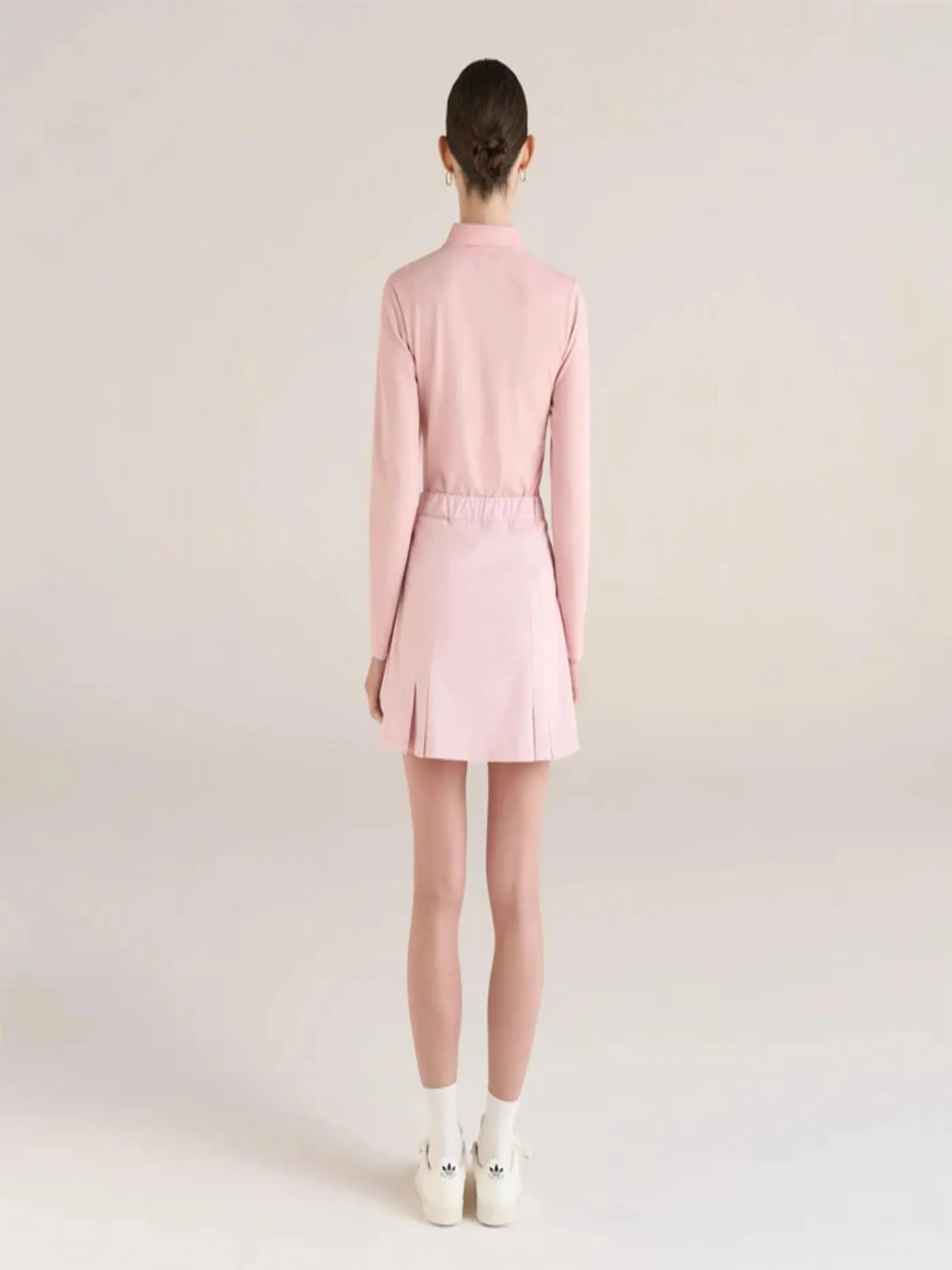 MALBON GOLF FRIDA SKIRT IN DUSTY ROSE