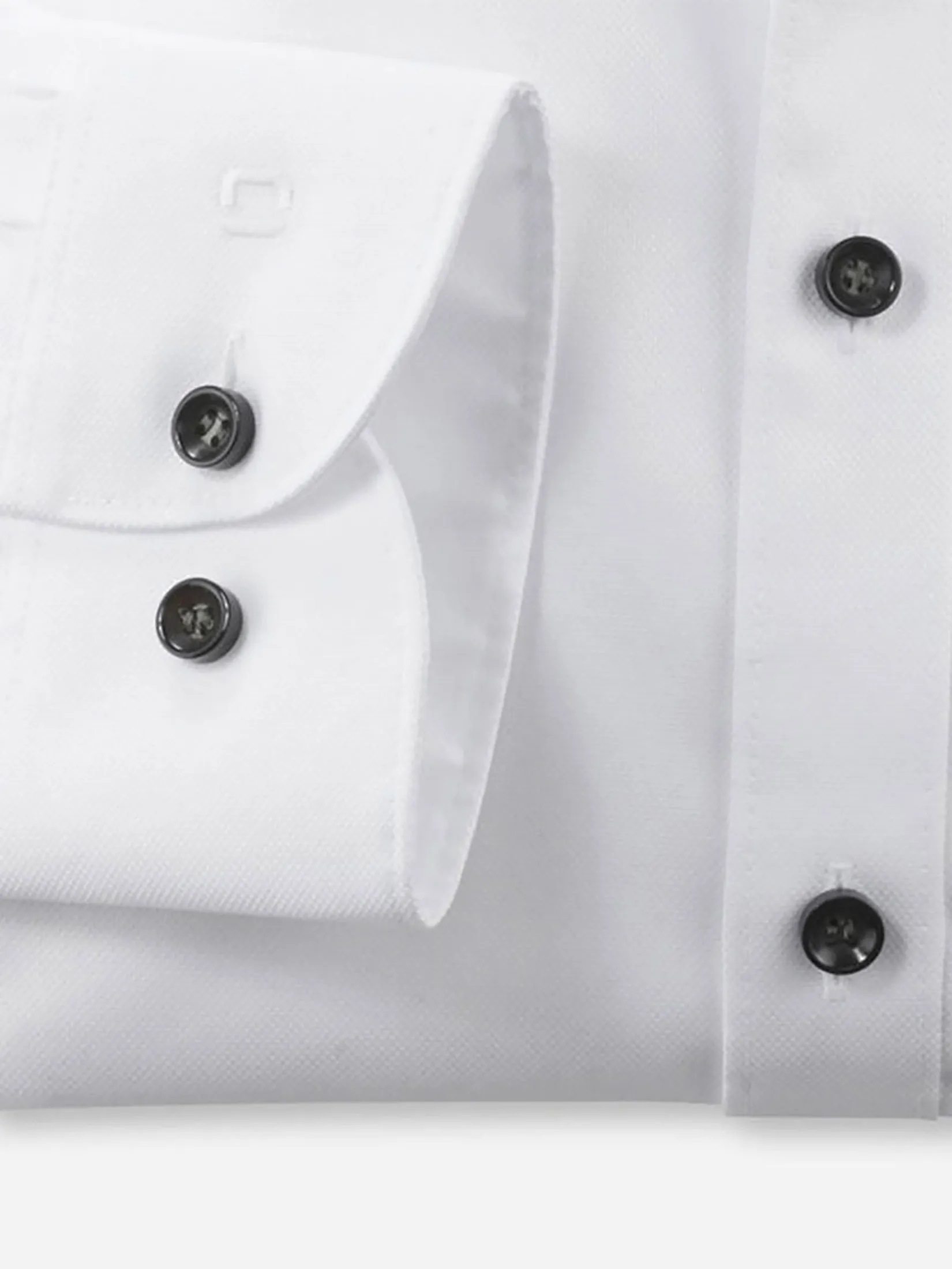 OLYMP MEN SHIRT LONG SLEEVES BUSINESS SHIRT BODY FIT WHITE