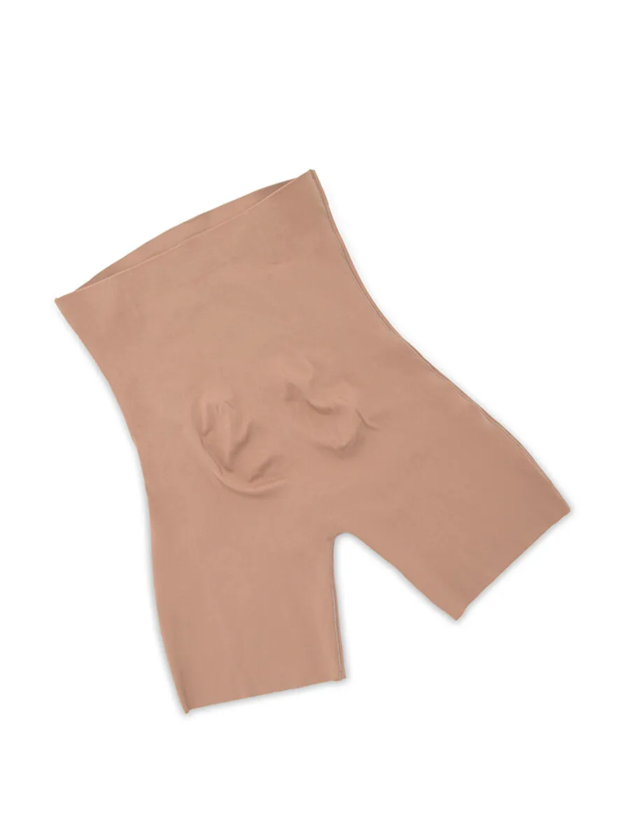 SABINA Seamless Shapewear High Waisted Shorts - Tan