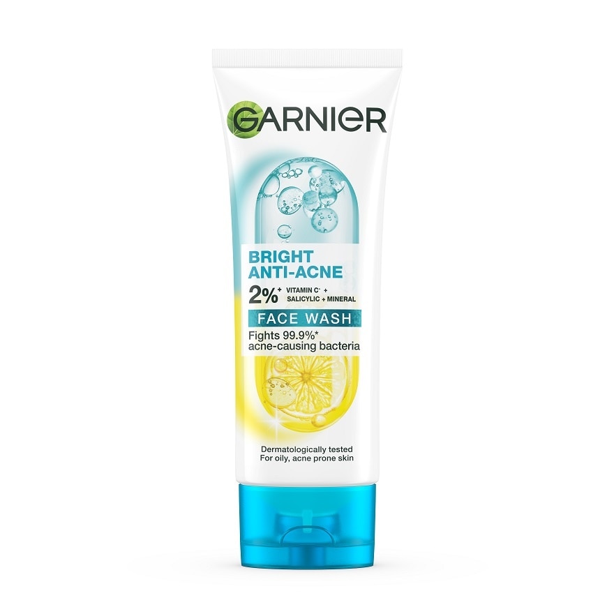 Garnier Bright Anti-Acne Face Wash 100 Ml.