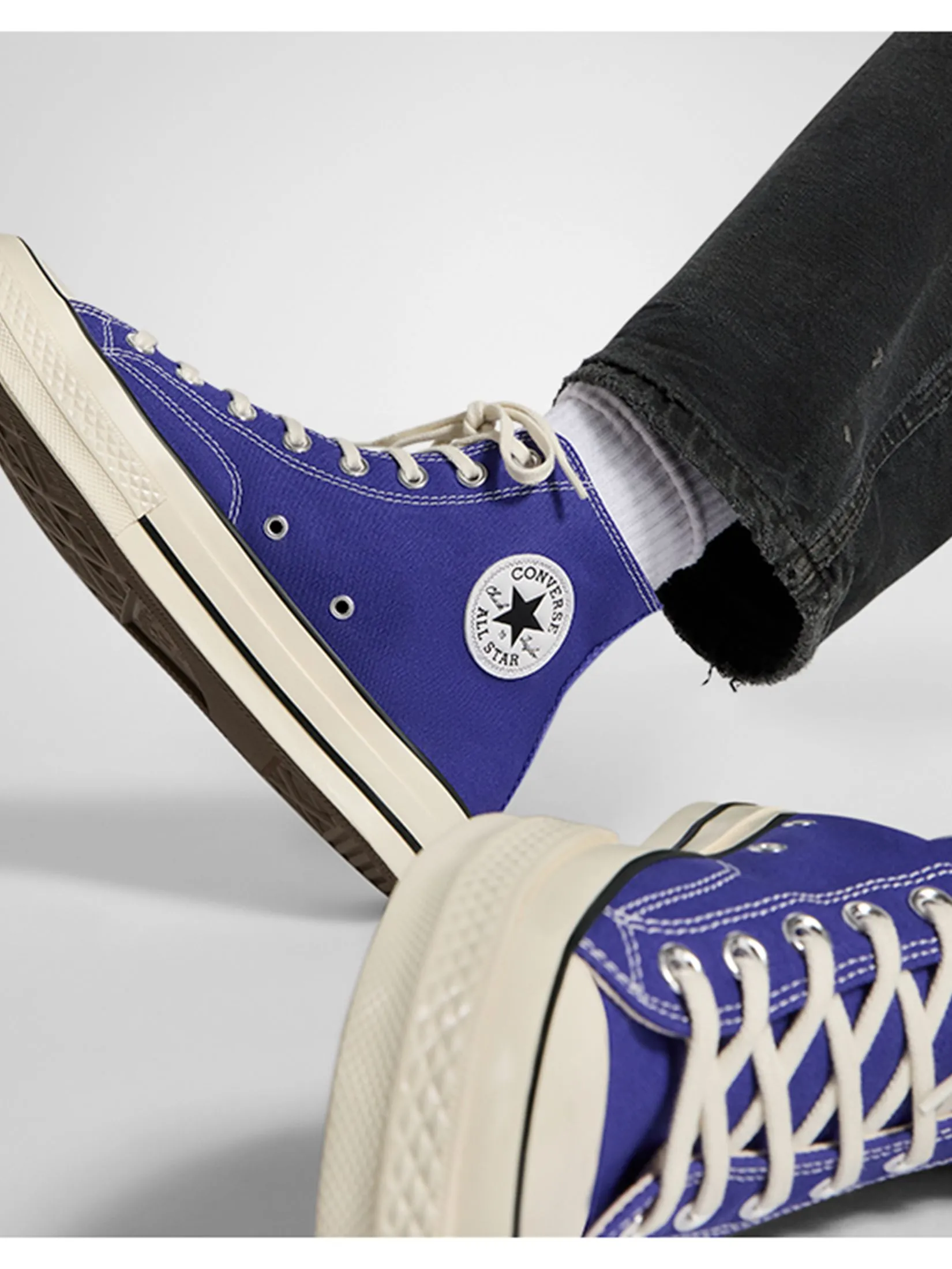 CONVERSE Unisex Sneakers Chuck 70 Seasonal Color Hi Night Indigo/Egret/Black