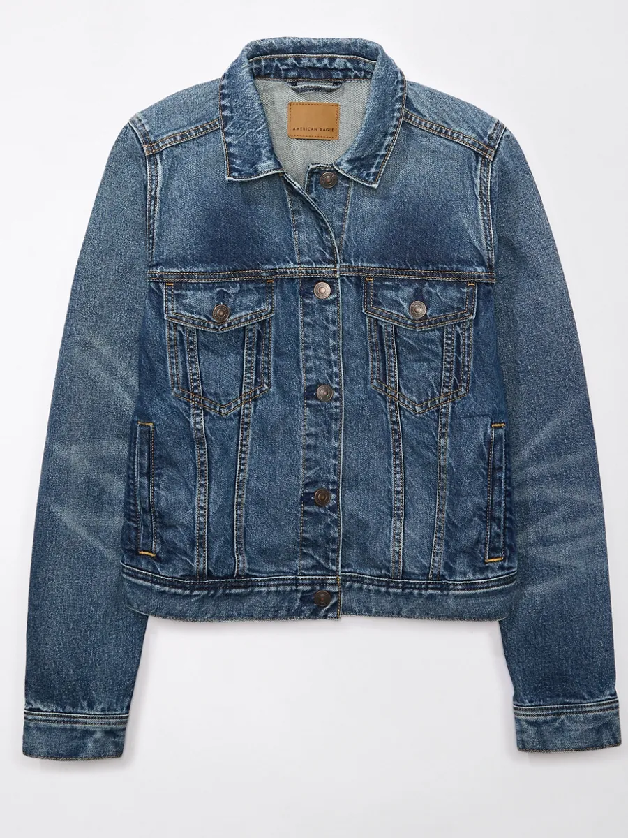 AMERICAN EAGLE WOMEN 3472 CLASSIC DENIM STRIGID 936 MEDIUM WASH