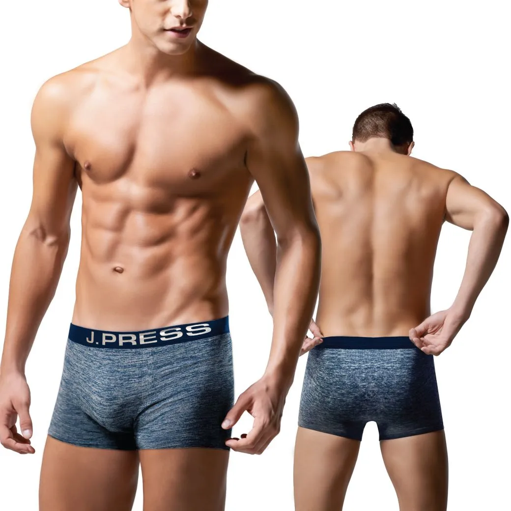 J.PRESS Navy Trunk Underwear 3pcs/set
