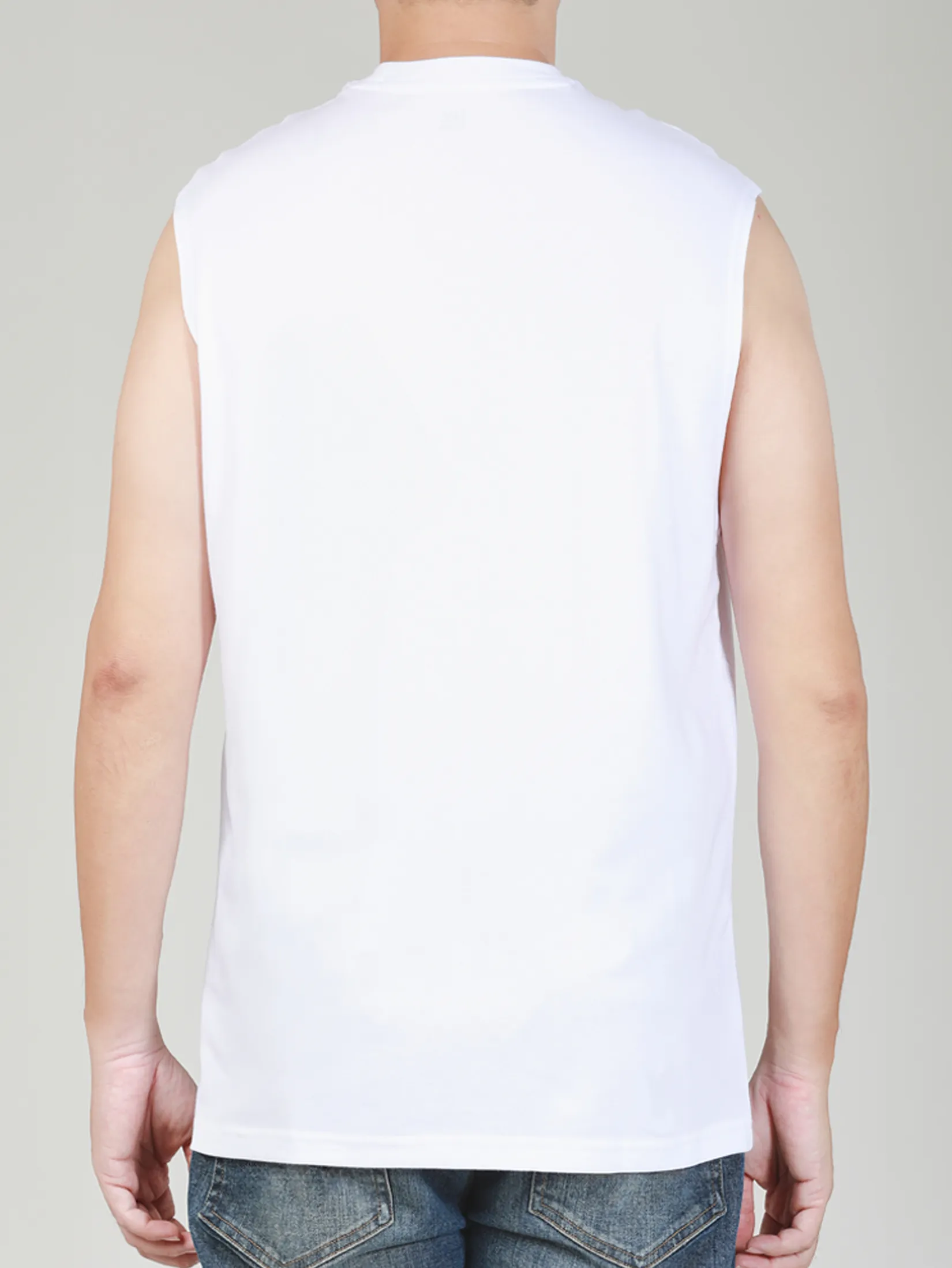 LEE Men s Tee Sleeveless Regular Fit White