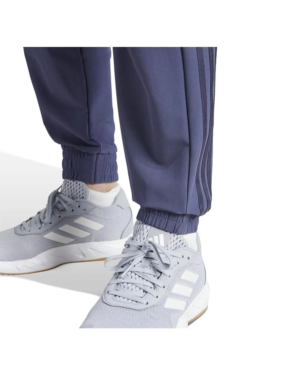 ADIDAS Women Joggers Pacer All Gym 3-Stripes Woven Mid-Rise Shadow Navy