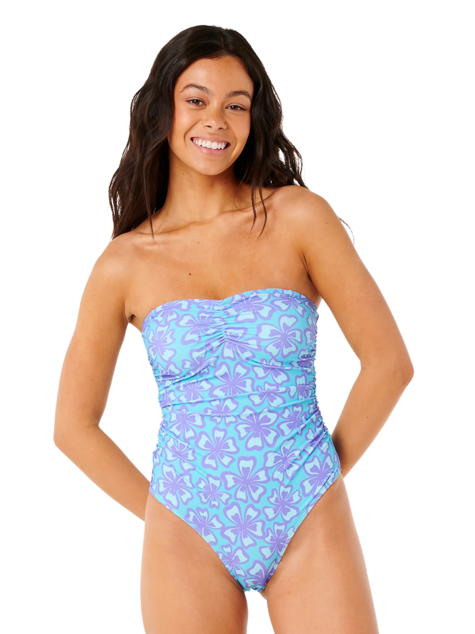 RIP CURL Women One Piece Neon Isles Cheeky