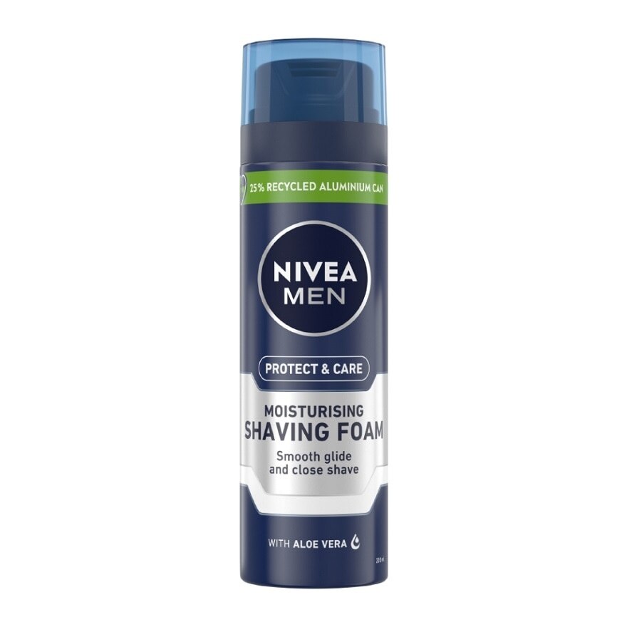 Nivea Men Extra Moisturing Shaving Foam 200 Ml. ผู้ชาย โฟมโกนหนวด