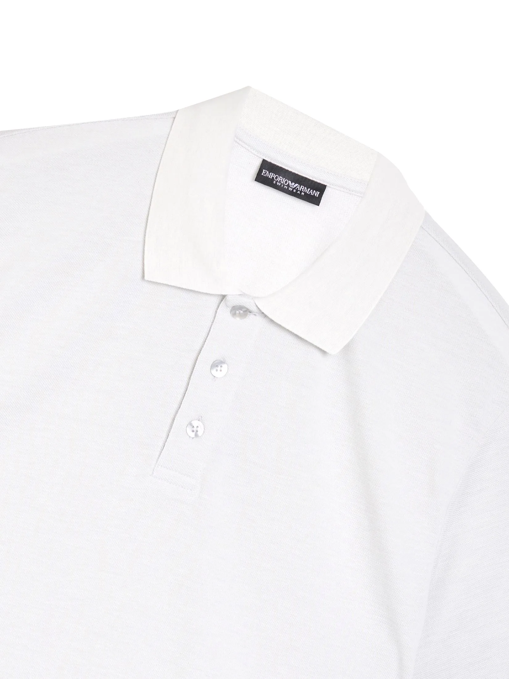 EMPORIO ARMANI Men Polo Shirt SS25 White