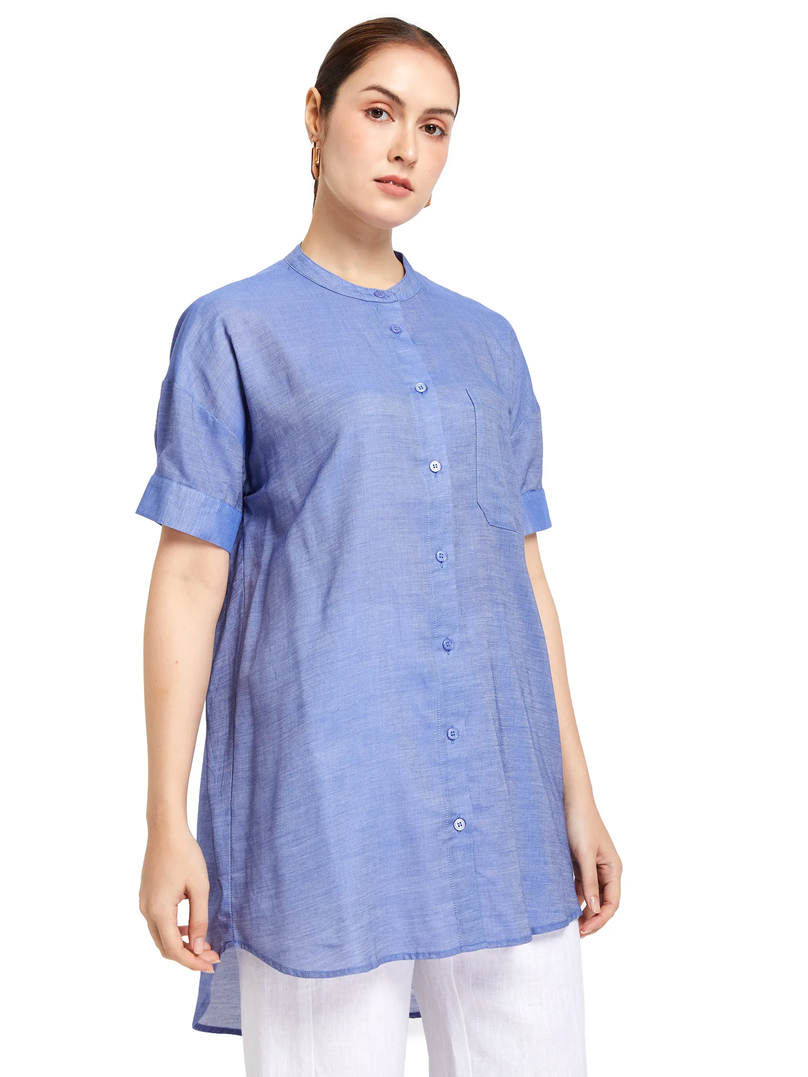 SIMPLICITY Women Shirt Short Sleeves