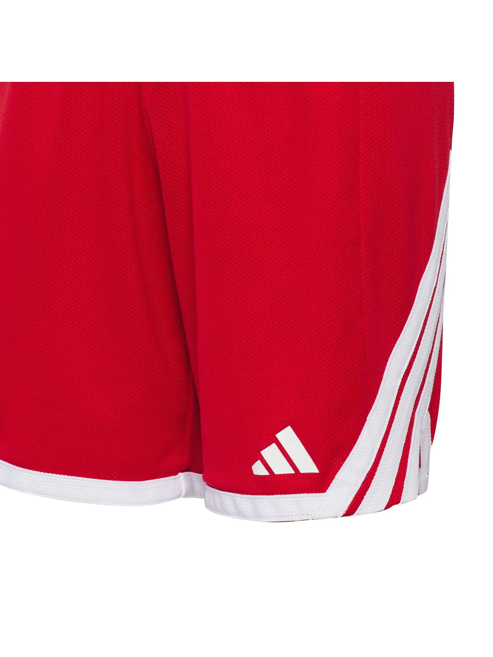 ADIDAS KIDS Unisex Kids Shorts Basketball 3G Speed Reversible Red