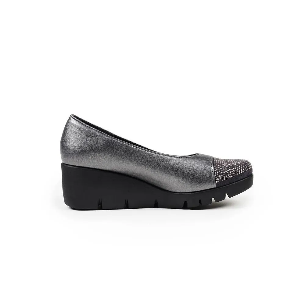 JOLI SNOB Steel "Petite Diamond" Comfort High Heels FC-39606