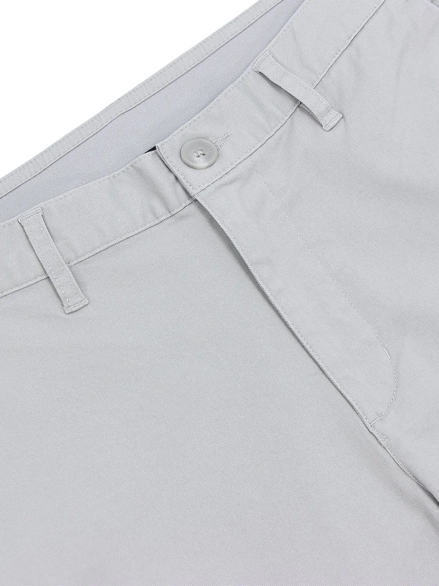 GIORDANO Men's Low rise Slim Taper Super Stretch Pants Moonstone grey