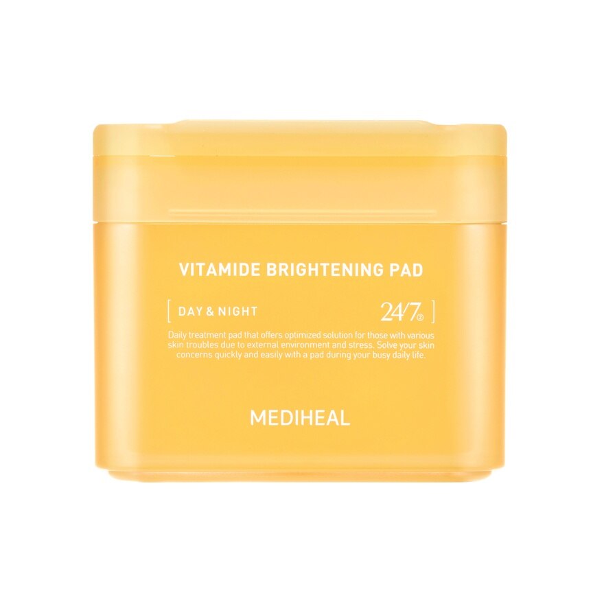 Mediheal Vitamide Brightening Pad 100'S แผ่นบำรุงผิวเฉพาะจุด ผิวกระจ่างใส - Yellow