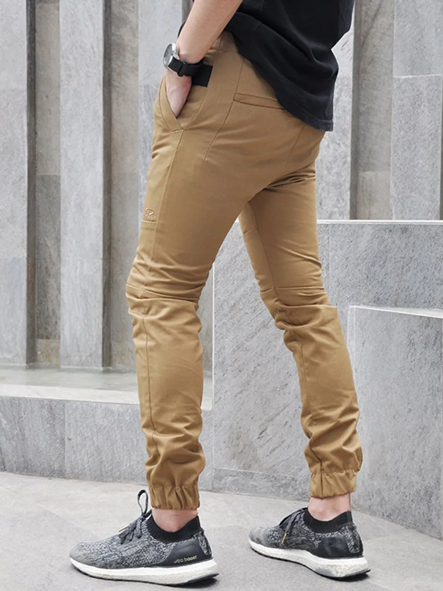 SIMPLE&RAW Jason Jogger Pants Sk823-Br-26 Brown