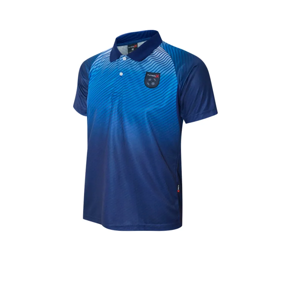 FUTBOLX Team 2025 Men Football Polo Shirt Blue - FU635AP377EOTH