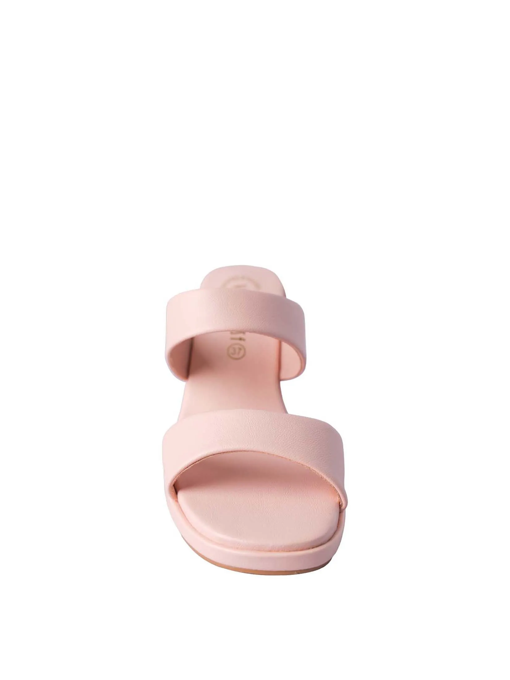 VILLAINS SF SOFINA Women's Platform Heeled Sandals PINK