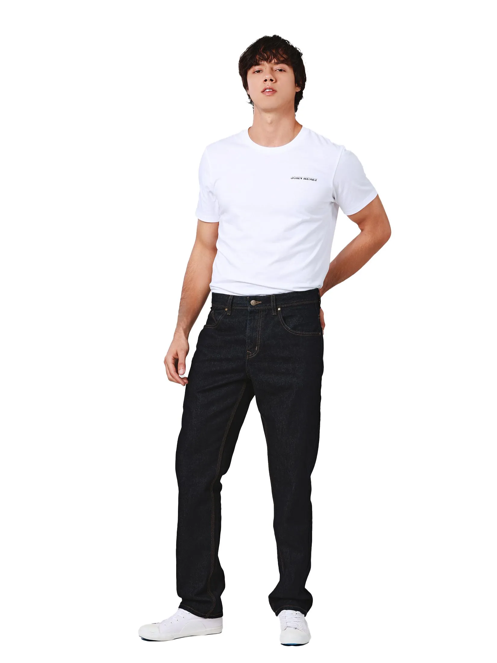 JOHN HENRY Men's Jeans (Regular Fit) DENIM Raw