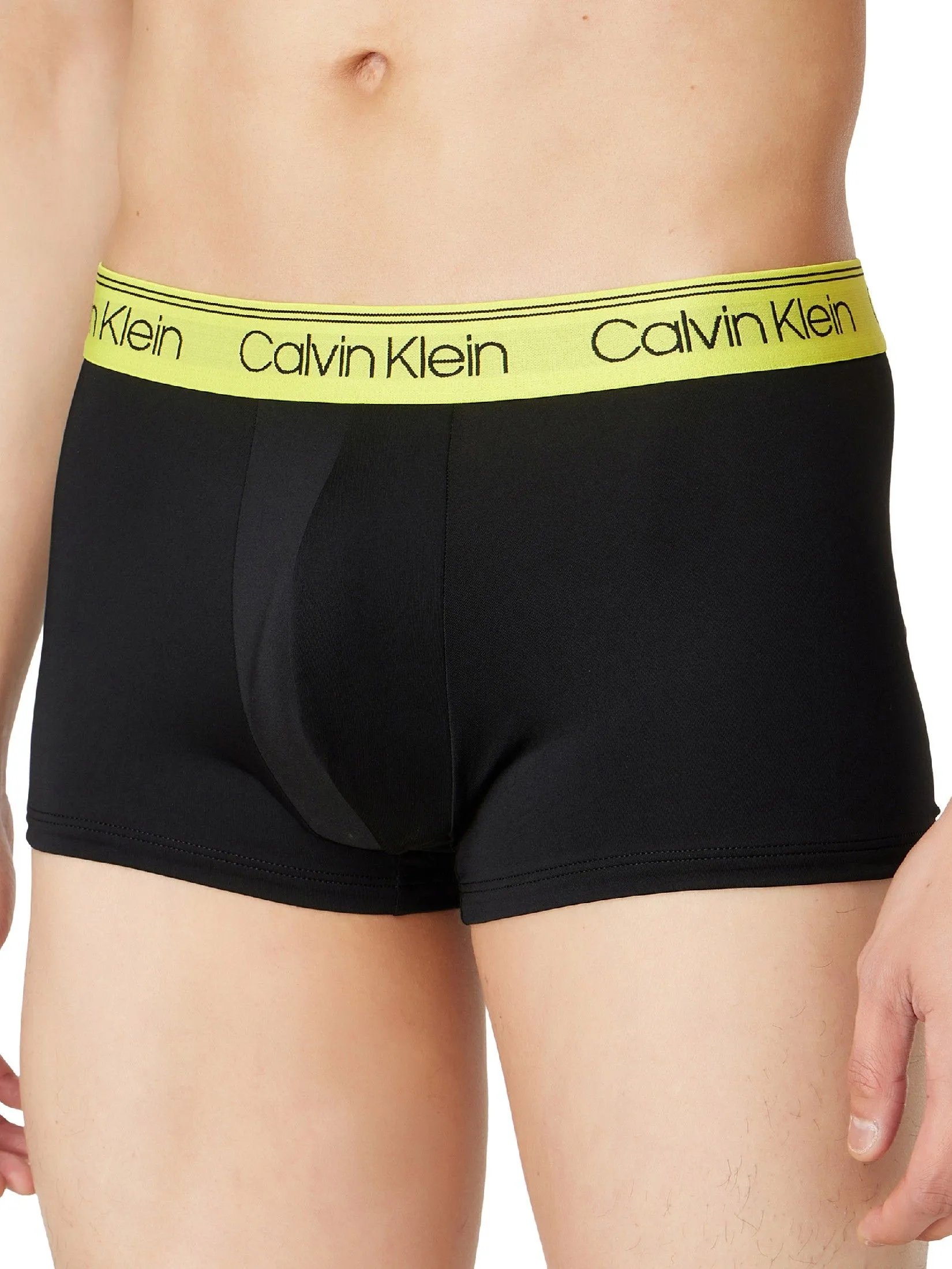 CALVIN KLEIN Men's Micro Stretch Low Rise Drawstring 3PK Black