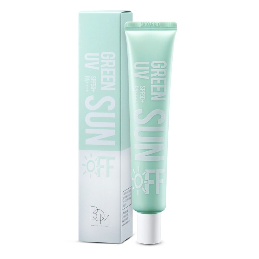 BOM Green UV Sun Off 50ml. - White