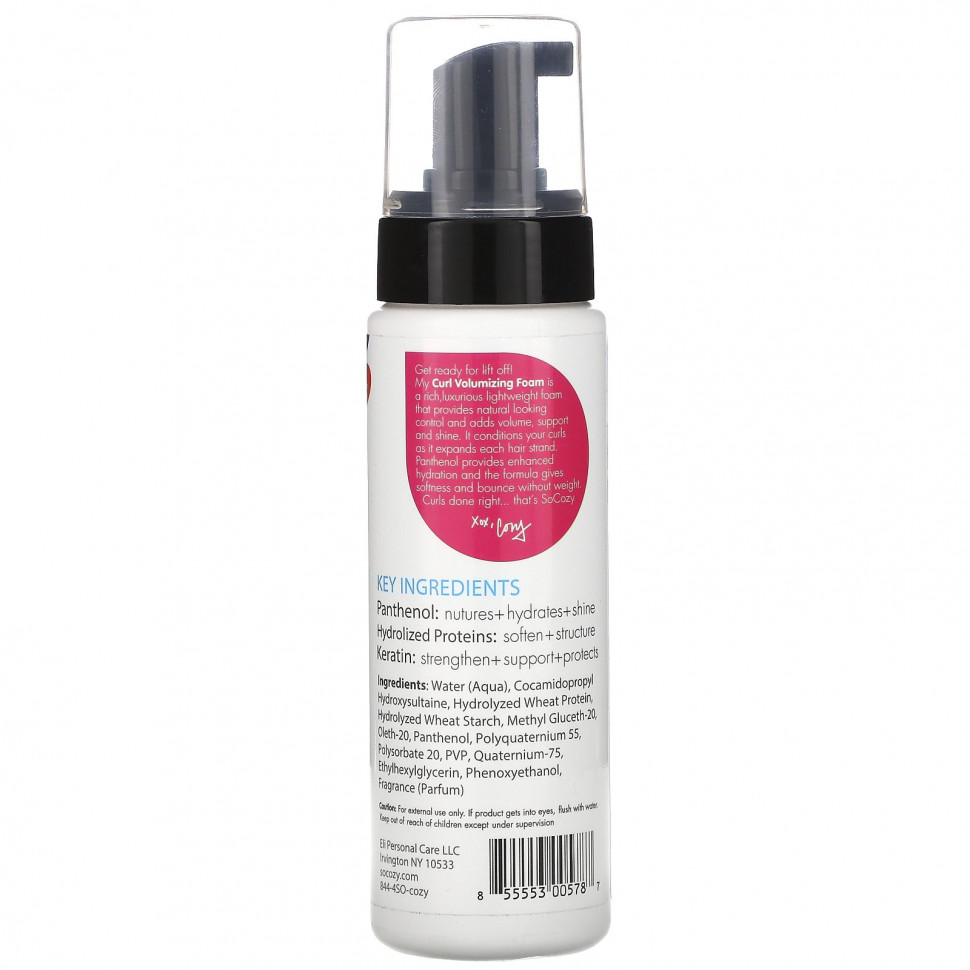 SoCozy, Пенка для увеличения объема Curl, 177 мл (6 жидк. Унций)