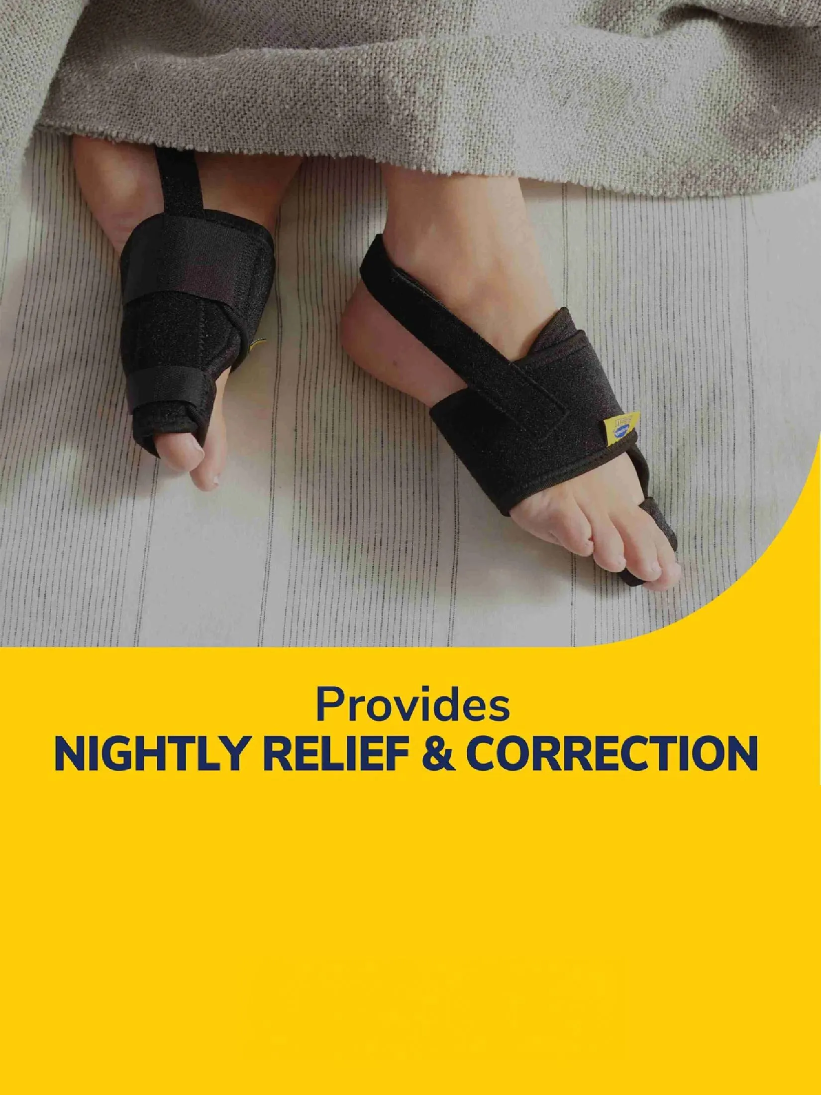 SCHOLL Dr.Scholl's Bunion Relief and Toe Corrector Massaging Gel Splint