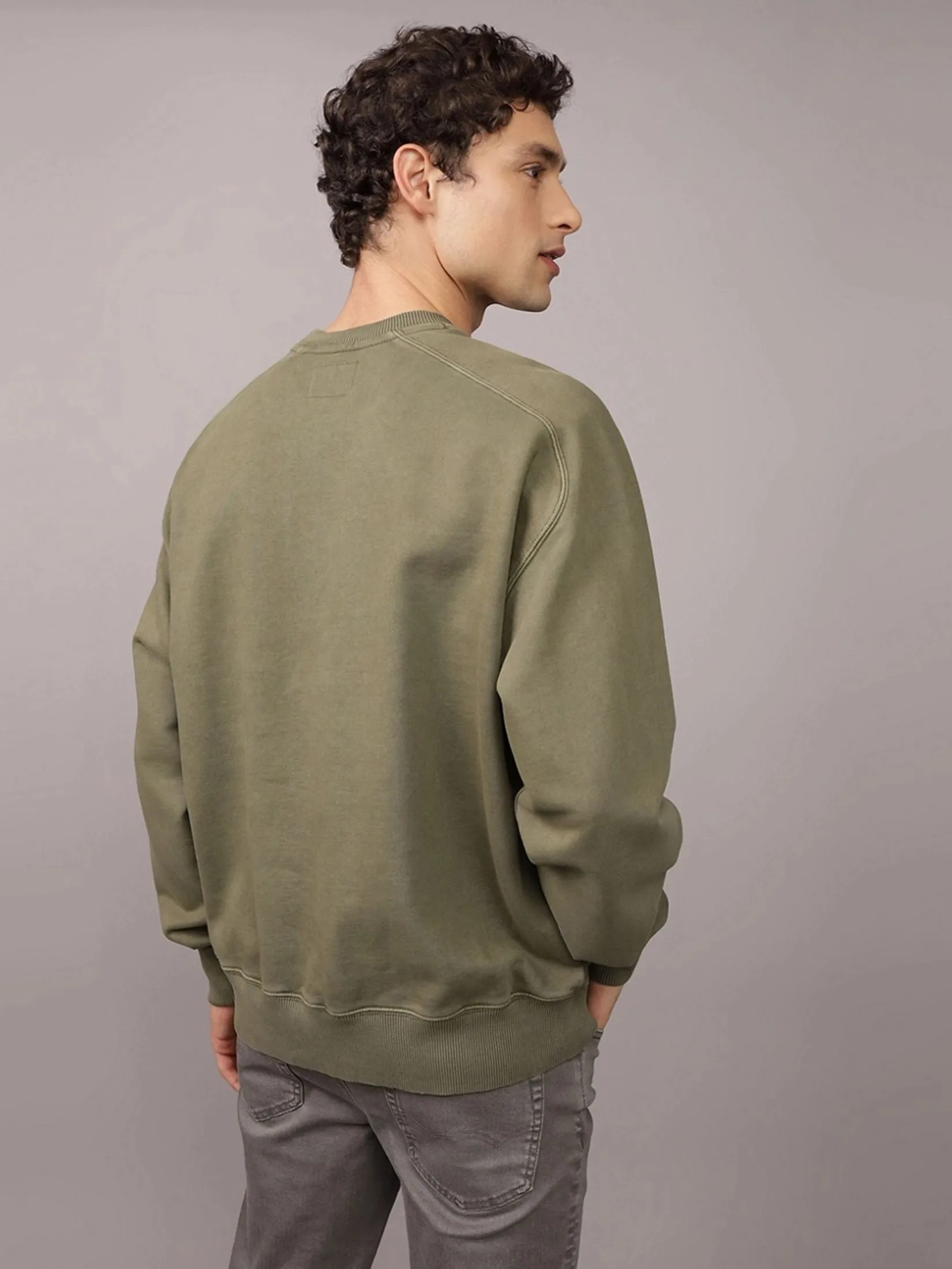 AMERICAN EAGLE MEN 2329 INTL UTILITY CREWNECK 309 OLIVE