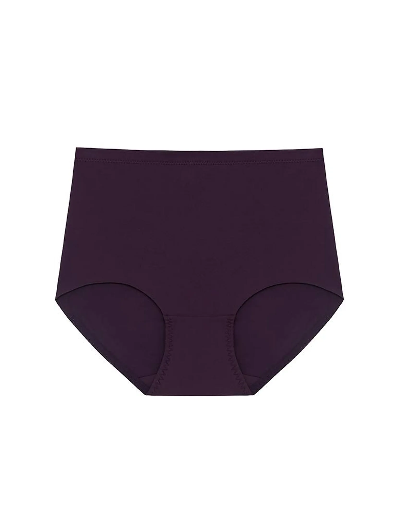 SABINA Panty Mid Waisted Woman Semi-Seamless - Dark Violet