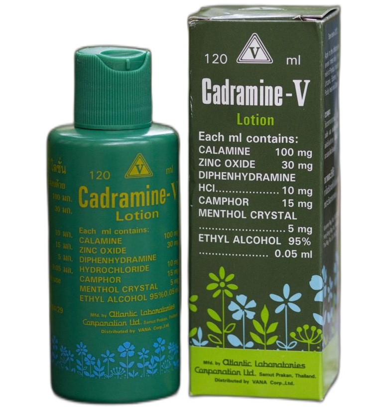 Лосьон для лечения экземы, дерматита, псориаза Cadramine-V 60 или 120 мл