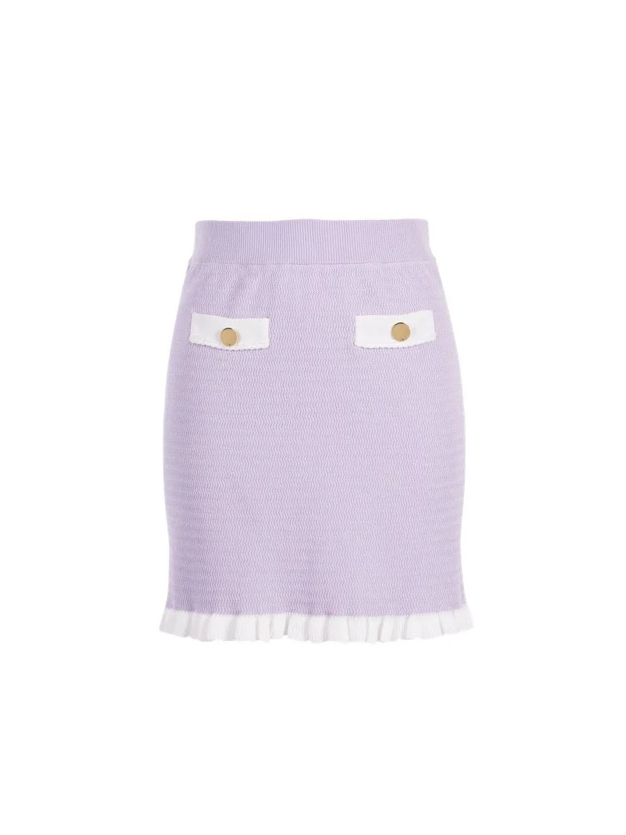 ASV (SS24) Valerie Knitted Women Skirt Lavender