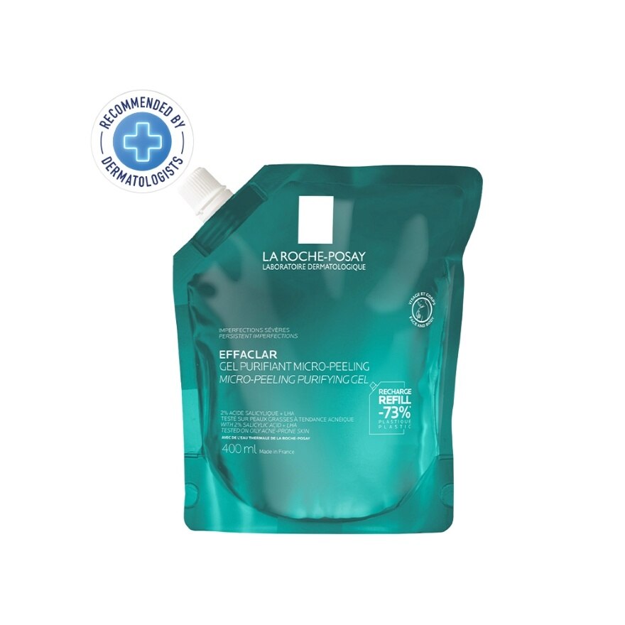 La Roche Posay Effaclar Gel Micro-Peeling Refill 400 ml.