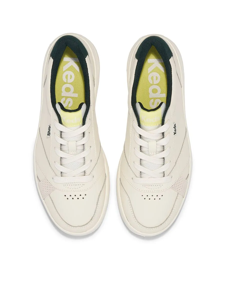 KEDS Women The Court Leather Green