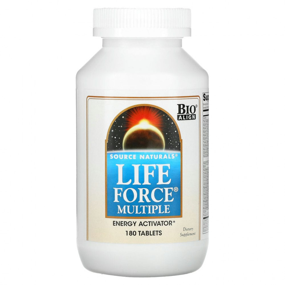 Source Naturals, Life Force Multiple, мультивитамины, 180 капсул - SNS-00043-120 шт.