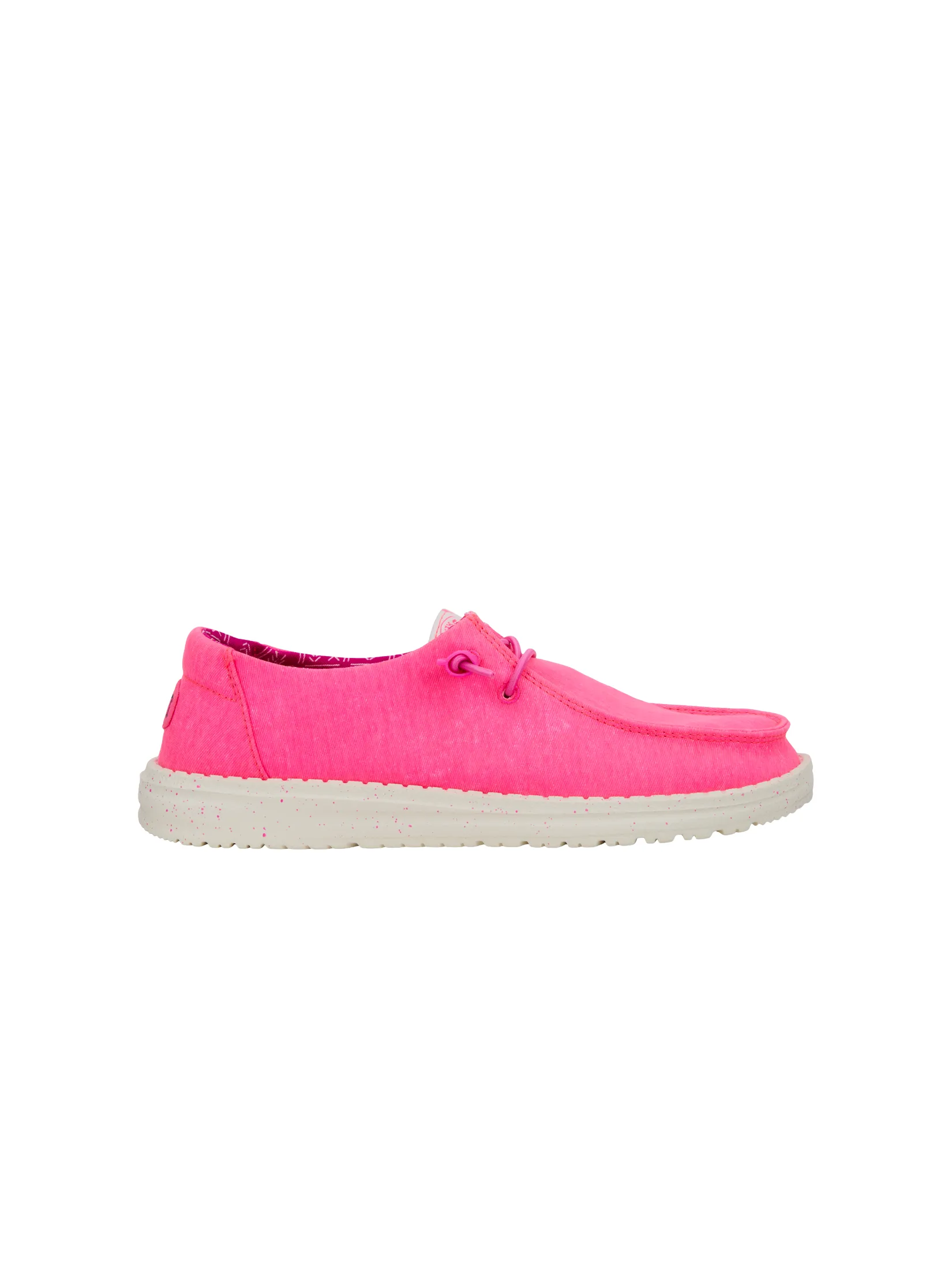 HEYDUDE WENDY STRETCH CANVAS  - NEON PINK