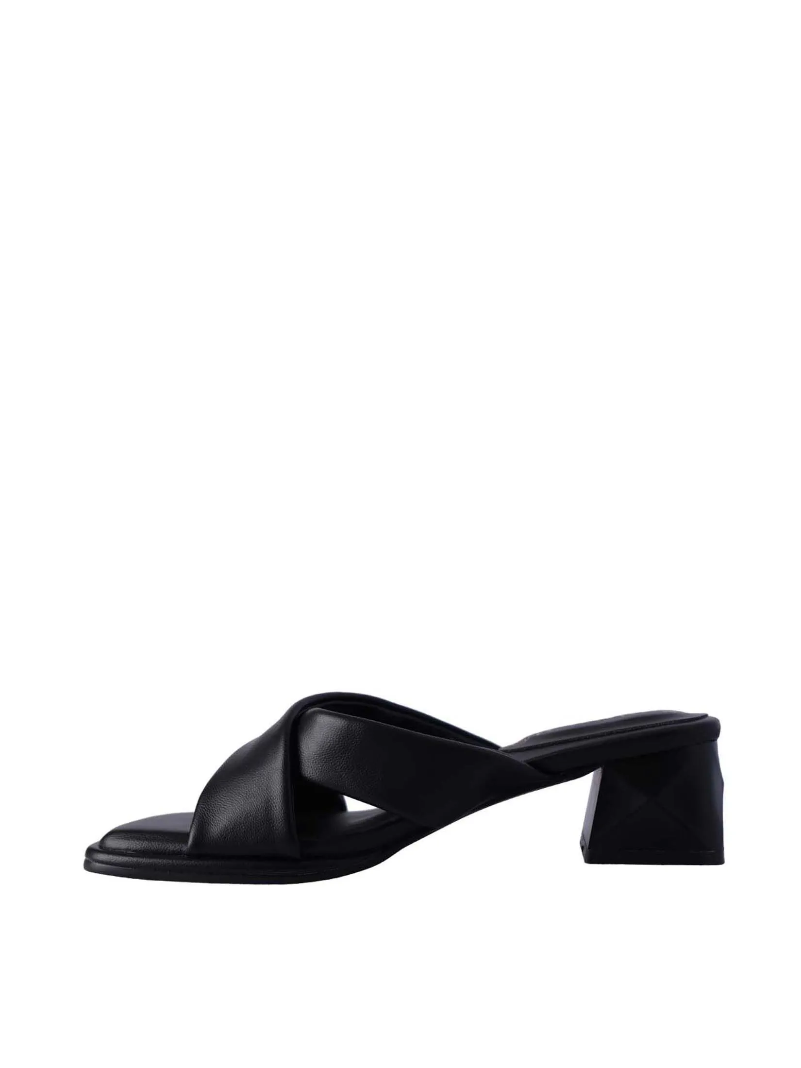 VILLAINS SF LOBELIA Women's Comfort Heeled Sandals BLACK