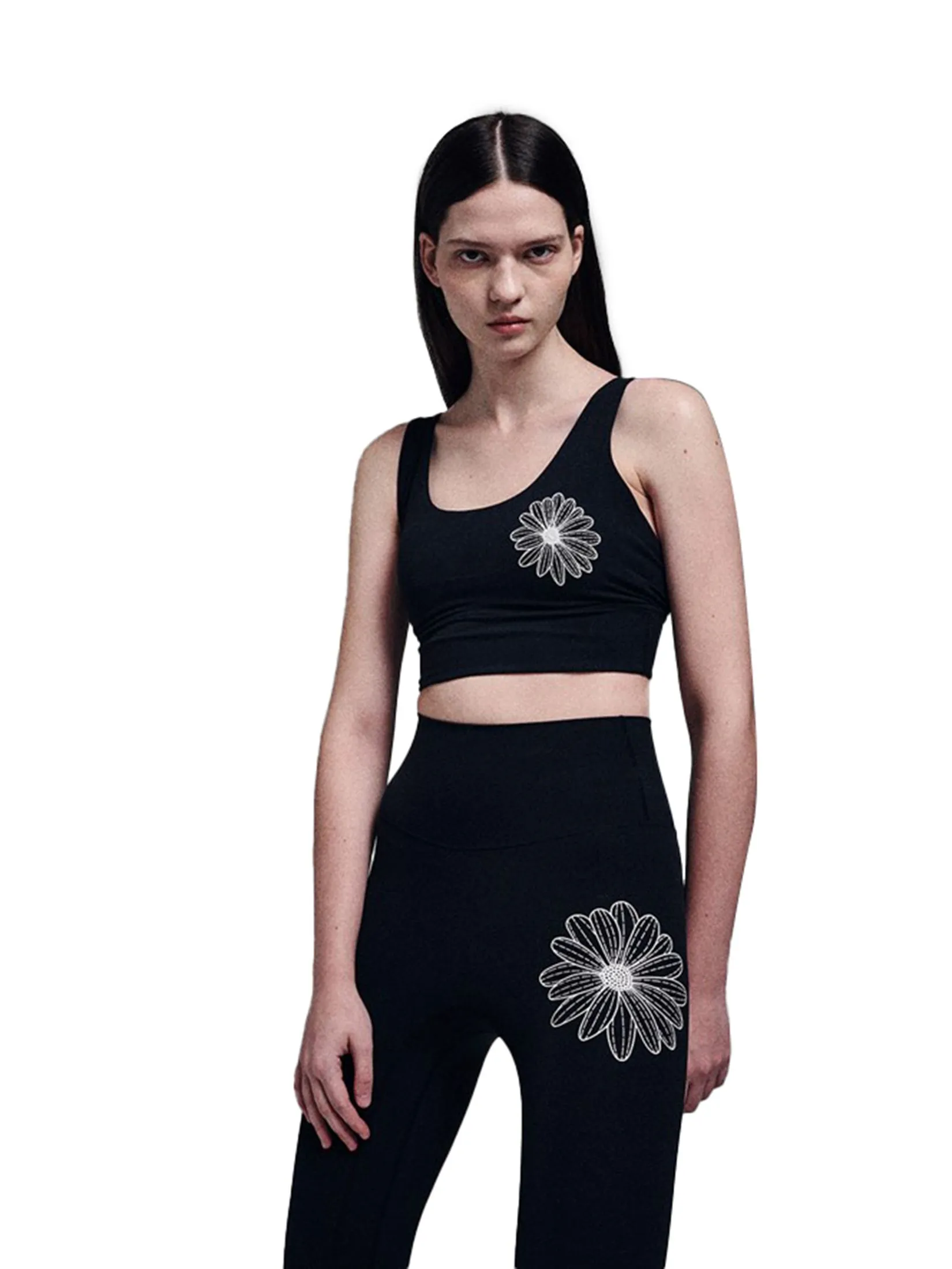 MARDI MERCREDI ACTIF Beurre Ultimate Comfort Basic Bra Theflower Black Ivory