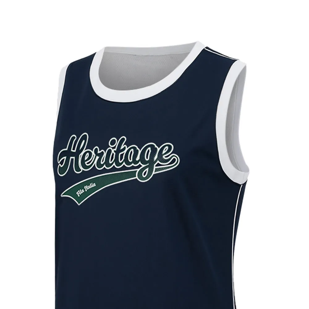FILA Heritage Men Tank Blue - FI039AP006EOTH