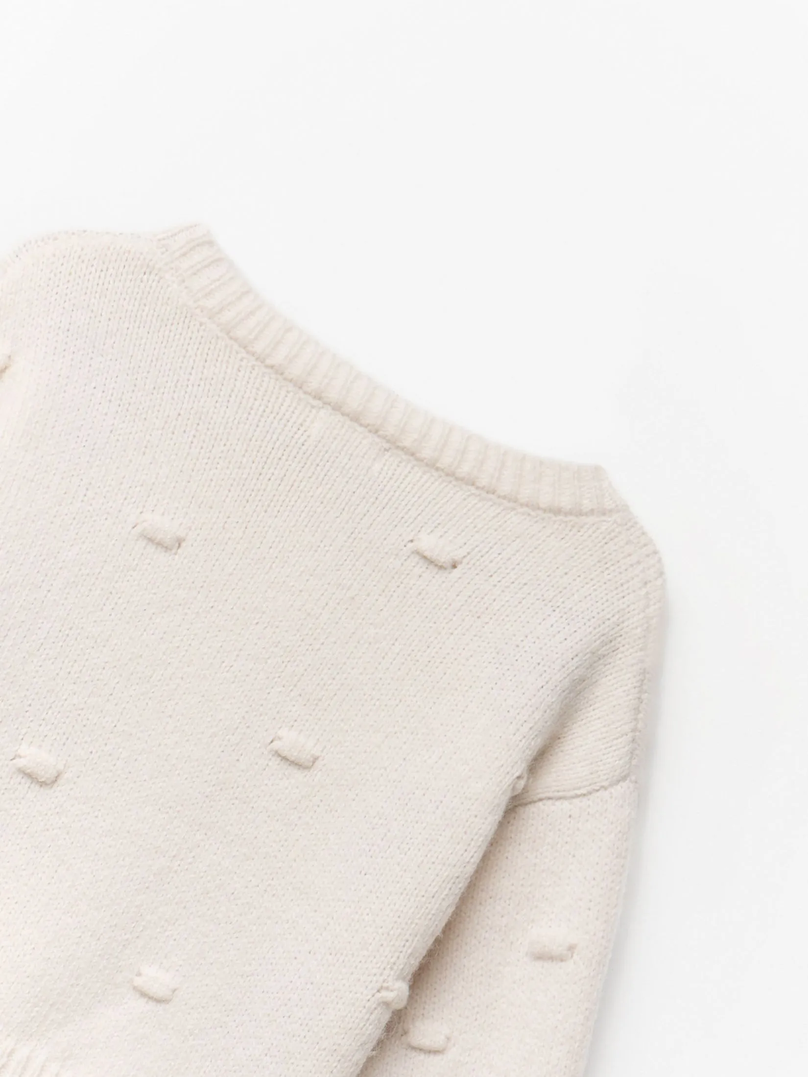 SFERA KIDS Girl Cardigan Embroidery Detail Cream